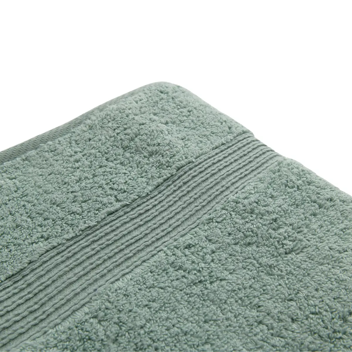 Imperial towel Aqua Marine close-up detail close up detail of a Aqua Marine Imperial towel